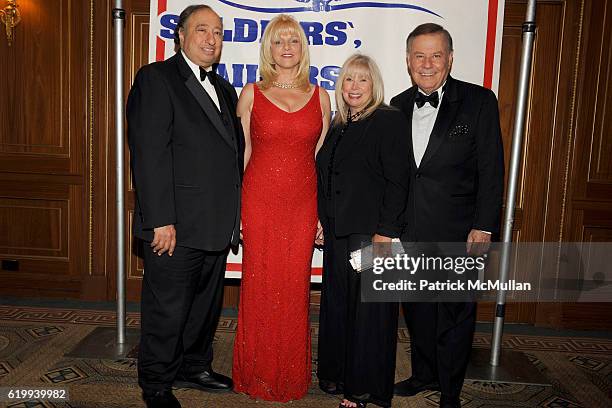 John Catsimatidis, Margo Catsimatidis, Lorri Scott and Marvin Scott attend The Soldier's, Sailor's, Marine's, Coast Guard and Airmen's Club Salutes...