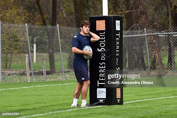 Demetri Catrakilis of Montpellier during the Montpellier rugby training session on November 1, 2016 in Montpellier, France.