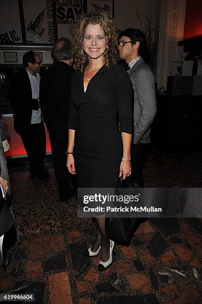 Laura Savini attends PUBLIC THEATER 10th Anniversary at Public Theater N.Y.C. On October 10, 2008.