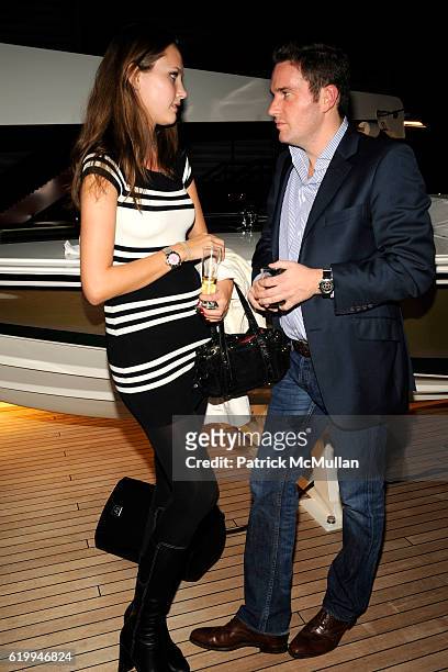 Maryam Abdullina and Chris O'Neill attend MIGUEL FORBES Celebrates the Winner of The 2nd Annual Forbes Billionaire Charity Poker Tournament at The...