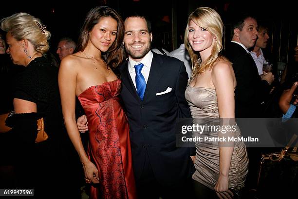 Tarale Wulff, Trevor Gallina and Jennifer Whitt attend Black & White Ball Celebrating The Opening of The New WARREN-TRICOMI SALON at Plaza Hotel on...