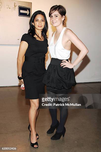 Aarti Mann and Nicole Raef attend CVZ CONTEMPORARY Presents "Theory of Wants" by OHAD MAIMAN at Milk Gallery on December 18, 2008 in New York City.