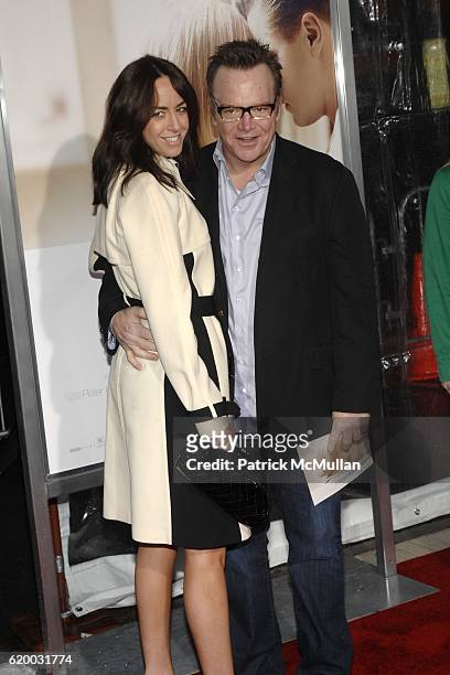 Ashley Groussman and Tom Arnold attend "Revolutionary Road" Los Angeles Premiere at Mann Village Theater on December 15, 2008 in Westwood, Ca.