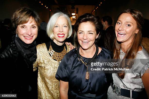 Camp, Linda Fargo, Irene Albright and Marina Albright attend NINA CLEMENTE Hosts the Openiong of MINA Art + Fashion at MINA on December 11, 2008 in...