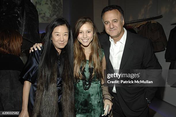 Vera Wang, Josephine Becker and Arthur Becker attend VERA WANG Mercer Street Store Opening at 158 Mercer Street on December 4, 2008 in New York City.