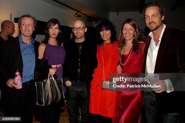 Patrick McMullan, Anka Radakovich, Moby, Lisa Edelstein, Sally Randall Brunger and Andrew Brunger attend KolDesign and BoConcept's annual Holiday...