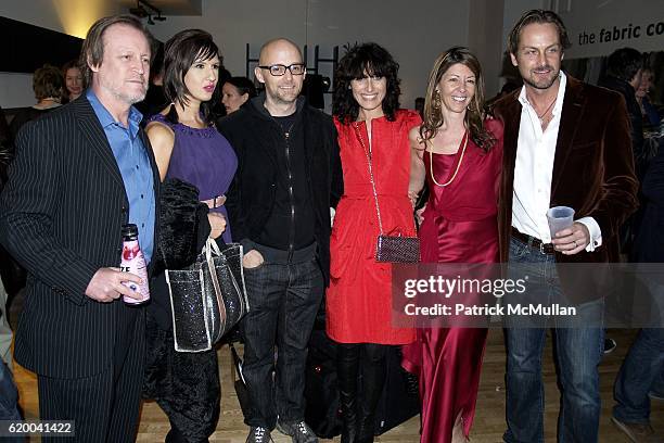 Patrick McMullan, Anka Radakovich, Moby, Lisa Edelstein, Sally Randall Brunger and Andrew Brunger attend KolDesign and BoConcept's annual Holiday...