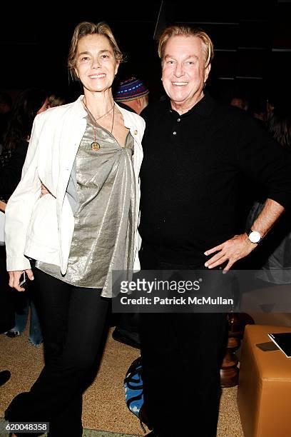 Nadine Johnson and Paul Wilmot attend KELLY KLEIN & ANDRE BALAZS Celebrate the Publication of HORSE at The Raleigh Hotel on December 3, 2008 in Miami...