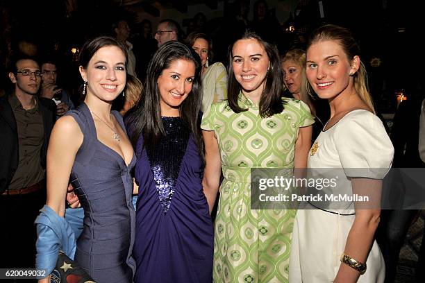 Natalie White, Jamie Korey, Sarah Basile and Eiseley Tauginas attend HRH Prince Dimitri of Yugoslavia Jewelry Collection Presentation at Casa...