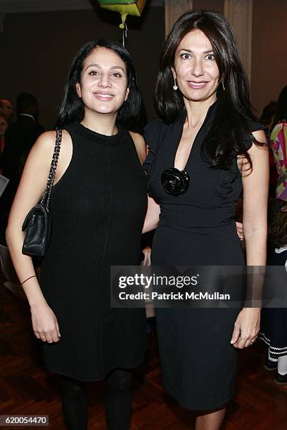 Charlotte Casciani and Nazee Moinian attend JEWISH MUSEUM Holds its Annual 14th Annual Family Hanukkah Party at The Jewish Museum on December 10,...