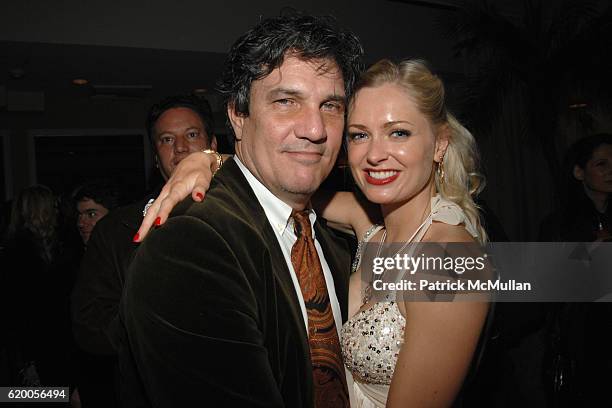 Michael Foulkrod and Anouska de Georgiou attend LEVIEV Party for "GLAMOUR GIRLS" at Sunset Tower Hotel on February 19, 2008 in Los Angeles, CA.