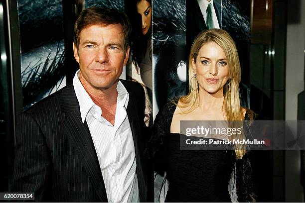 Dennis Quaid and Kimberly Quaid attend "VANTAGE POINT" World premiere at AMC Lincoln Center on February 20, 2008 in New York City.