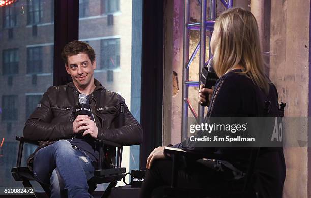 Actor Christian Borle attends The Build Series to discuss "Falsettos" at AOL HQ on November 1, 2016 in New York City.