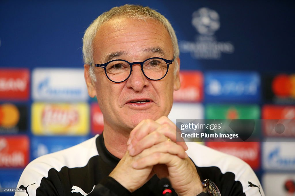 Leicester City Training and Press Conference