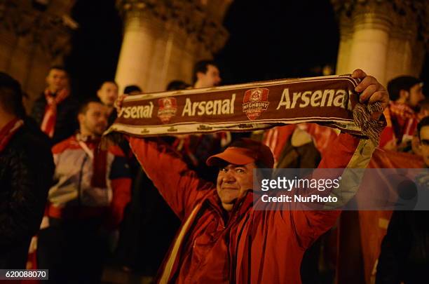 The fans of Arsenal are gathering in the centre of the Bulgarian capital of Sofia for a march to the National stadium. Tonight the teams of...