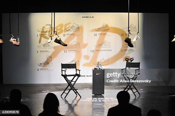 Kobe Bryant hosts a Kobe A.D. Event at MAMA Gallery on November 1, 2016 in Los Angeles, California.