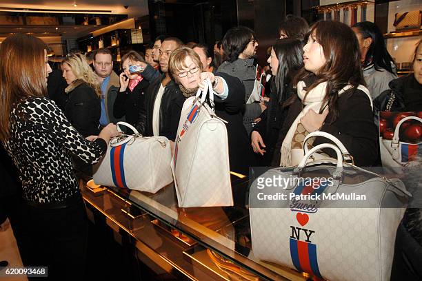 Atmosphere at DONALD TRUMP Joins GUCCI for Ribbon Cutting of the FIFTH AVENUE FLAGSHIP GUCCI STORE at Gucci on February 8, 2008 in New York City.