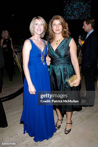 Jennifer Banks Oughourlian and Josaynn Brogard attend LA VIE EN VERT GALA 2008 Lycee Francais de New York at Cipriani Wall Street on February 1, 2008...