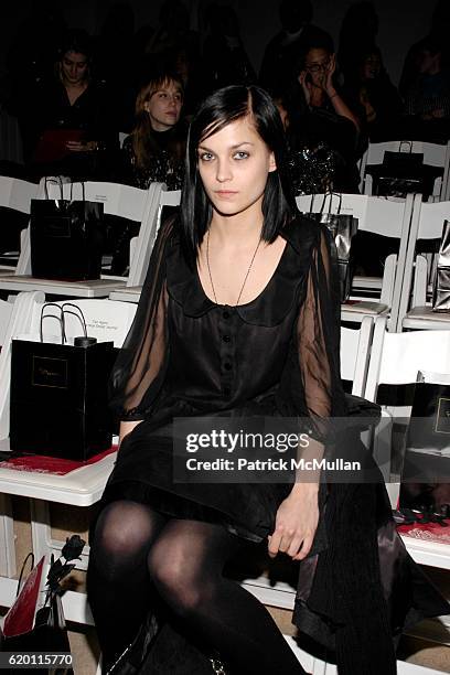 Leigh Lezark attends ERIN FETHERSTON Fall 2008 Collection Show at The Promenade on February 1, 2008 in New York City.