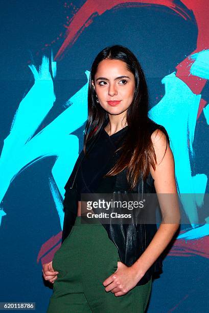 Heidy Cuervo poses during the premiere of the movie 'KM 31-2' on October 31 in Mexico City, Mexico.