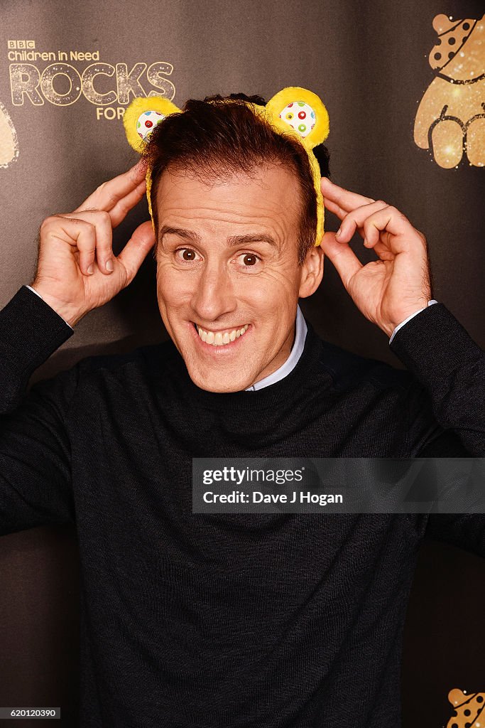 BBC Children in Need Rocks for Terry Backstage Studio