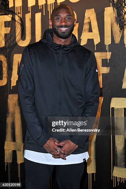 Kobe Bryant hosts a Kobe A.D. Event at MAMA Gallery on November 1, 2016 in Los Angeles, California.