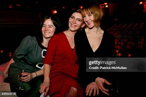 Jada Yuan, Melena Ryzik and Ivy Baldwin attend MACBETH: The Benefit at Brooklyn Academy of Music on February 12, 2008 in New York City.