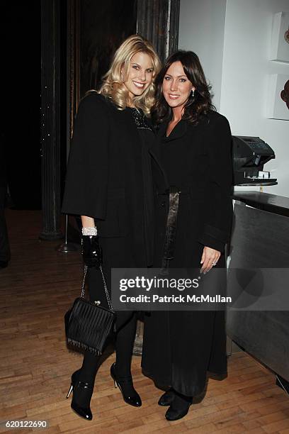 Beth Ostrosky and Melissa Zapin attend The Tribeca Ball 25th Anniversary at The New York Acadamy of Art on February 12, 2008 in New York City.