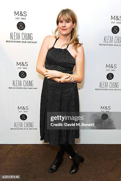 Tennessee Thomas attends as Marks and Spencer and Alexa Chung celebrate 'The Winter Archive by Alexa Collection' with launch party at Bush Hall,...