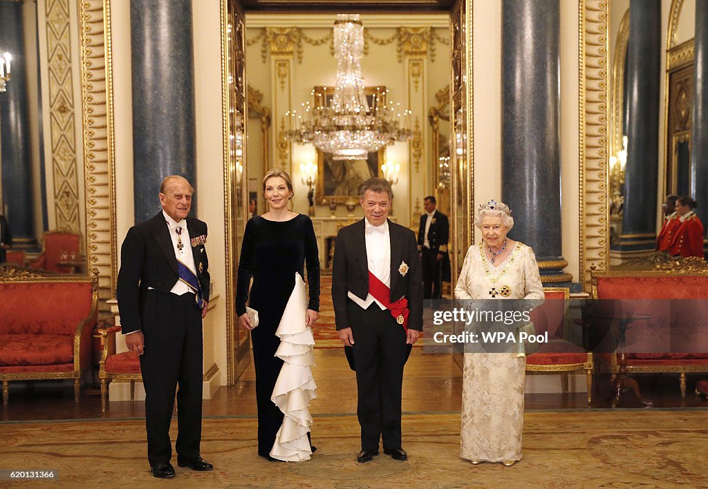 State Banquet Held In Honour Of President Santos Of Colombia And Mrs Santos