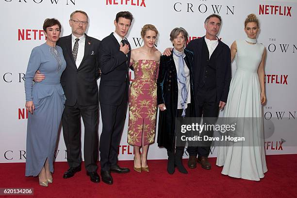 Victoria Hamilton, Stephen Daltry, Matt Smith;Claire Foy, Dame Eileen Atkins, Greg Wise and Vanessa Kirby attend the World Premiere of new Netflix...