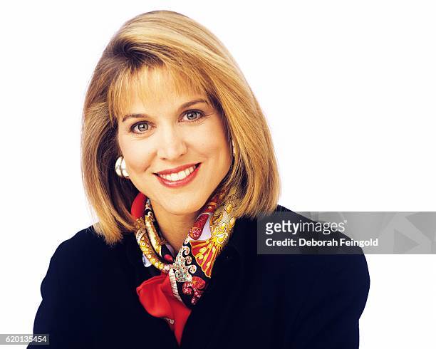 Deborah Feingold/Corbis via Getty Images) NEW YORK Journalist and TV host Paula Zahn February 1993 in New York City, New York.