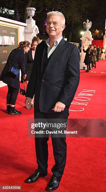 Stephen Daldry attends the World Premiere of new Netflix Original series "The Crown" at Odeon Leicester Square on November 1, 2016 in London, England.