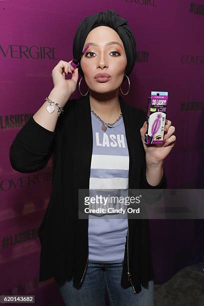 Host, model and actress Amy Pham and beauty blogger Nura Afia offer a sneak peek at the new COVERGIRL So Lashy mascara and commercial that promotes...