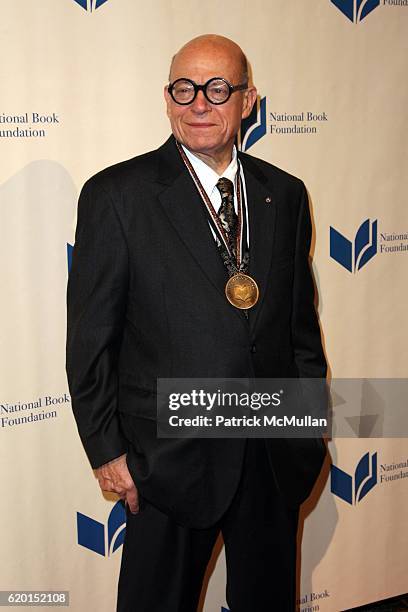 Richard Howard attends THE NATIONAL BOOK AWARDS 59th Annual Ceremony and Benefit Dinner at Cipriani's Wall St. On November 19, 2008 in New York City.