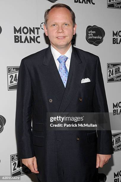 Jan-Patrick Schmitz attends MONTBLANC Presents The 8th Annual 24 HOUR PLAYS on Broadway - AFTERPARTY at The China Club on November 17, 2008 in New...