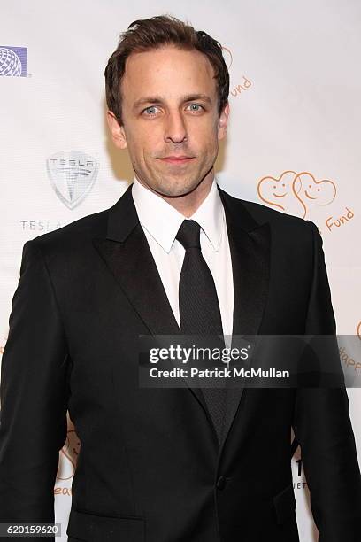 Seth Meyers attends Petra Nemcova Hosts the HAPPY HEARTS FUND 2008 Ball at Cipriani Wall Street on November 17, 2008 in New York City.
