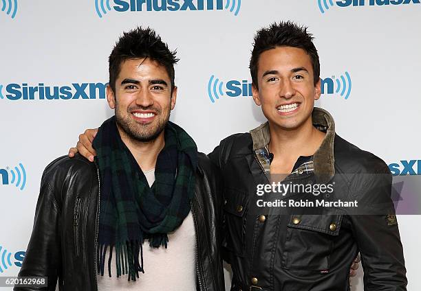 Jeremy Jauncey and Tom Jauncey visit at SiriusXM Studio on November 1, 2016 in New York City.