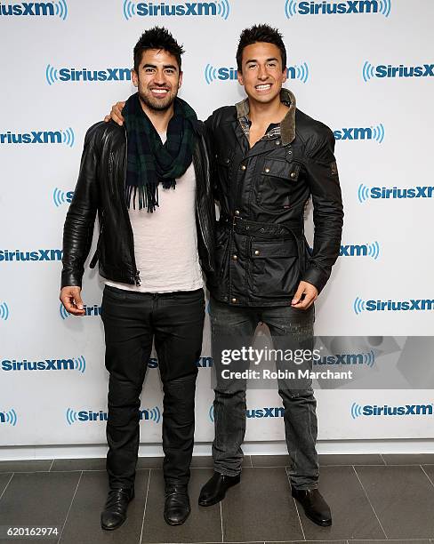 Jeremy Jauncey and Tom Jauncey visit at SiriusXM Studio on November 1, 2016 in New York City.