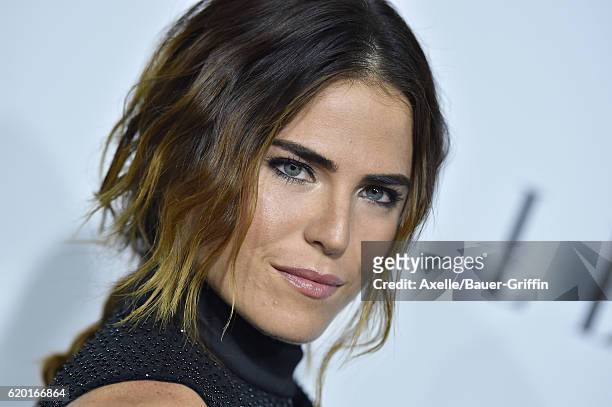 Actress Karla Souza arrives at the 23rd Annual ELLE Women In Hollywood Awards at Four Seasons Hotel Los Angeles at Beverly Hills on October 24, 2016...