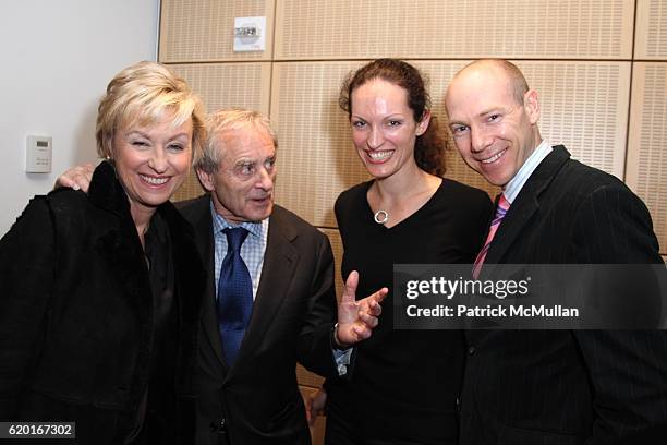 Tina Brown, Harry Evans, Kirsty de Garis and Tim Jolley attend A Private Screening of DOMINICK DUNNE: AFTER THE PARTY at The 57th Street Screening...