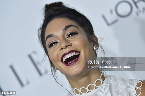Actress Vanessa Hudgens arrives at the 23rd Annual ELLE Women In Hollywood Awards at Four Seasons Hotel Los Angeles at Beverly Hills on October 24,...