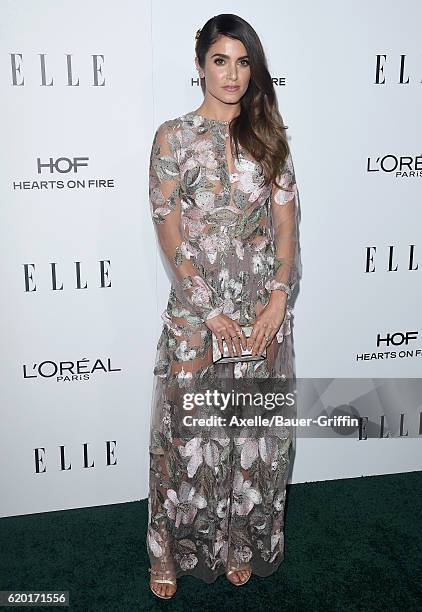 Actress Nikki Reed arrives at the 23rd Annual ELLE Women In Hollywood Awards at Four Seasons Hotel Los Angeles at Beverly Hills on October 24, 2016...