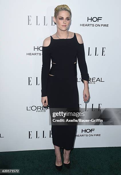 Actress Kristen Stewart arrives at the 23rd Annual ELLE Women In Hollywood Awards at Four Seasons Hotel Los Angeles at Beverly Hills on October 24,...