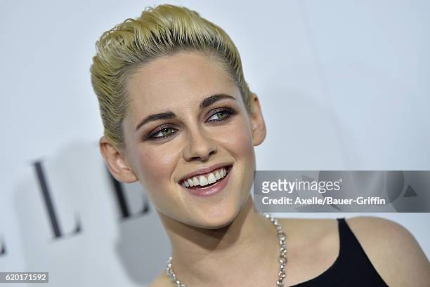 Actress Kristen Stewart arrives at the 23rd Annual ELLE Women In Hollywood Awards at Four Seasons Hotel Los Angeles at Beverly Hills on October 24,...