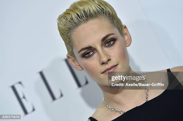 Actress Kristen Stewart arrives at the 23rd Annual ELLE Women In Hollywood Awards at Four Seasons Hotel Los Angeles at Beverly Hills on October 24,...