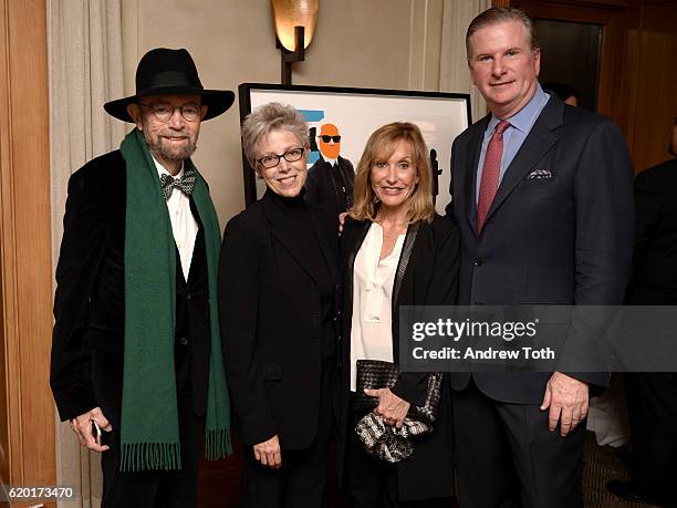 Sidney Felsen, Joni Weyl, Ayn Grinstein, and President of People for the American Way Michael Keegan attend attend the Get Out The Vote celebration...