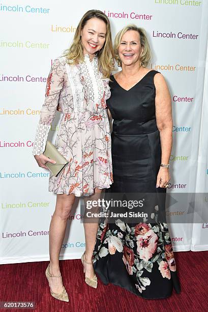 Anna Nikolayevsky and Laurie M. Tisch attend Lincoln Center's 2016 Fall Gala at Jazz at Lincoln Center on November 1, 2016 in New York City.