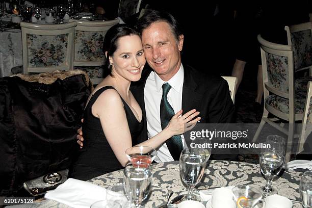 Pamela Fielder and David Ford attend TRIBECA FILM INSTITUTE "QUANTUM OF SOLACE" Afterparty at Tavern on the Green on November 11, 2008 in New York...