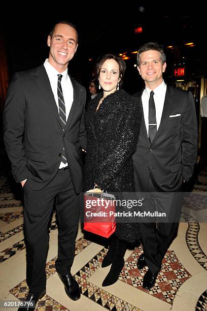 Rob Smith, Mary Louise Parker and O'Brien Kelly attend THE 2008 EMERY AWARDS Benefiting the HETRICK-MARTIN Institute at Cipriani 42nd Street on...